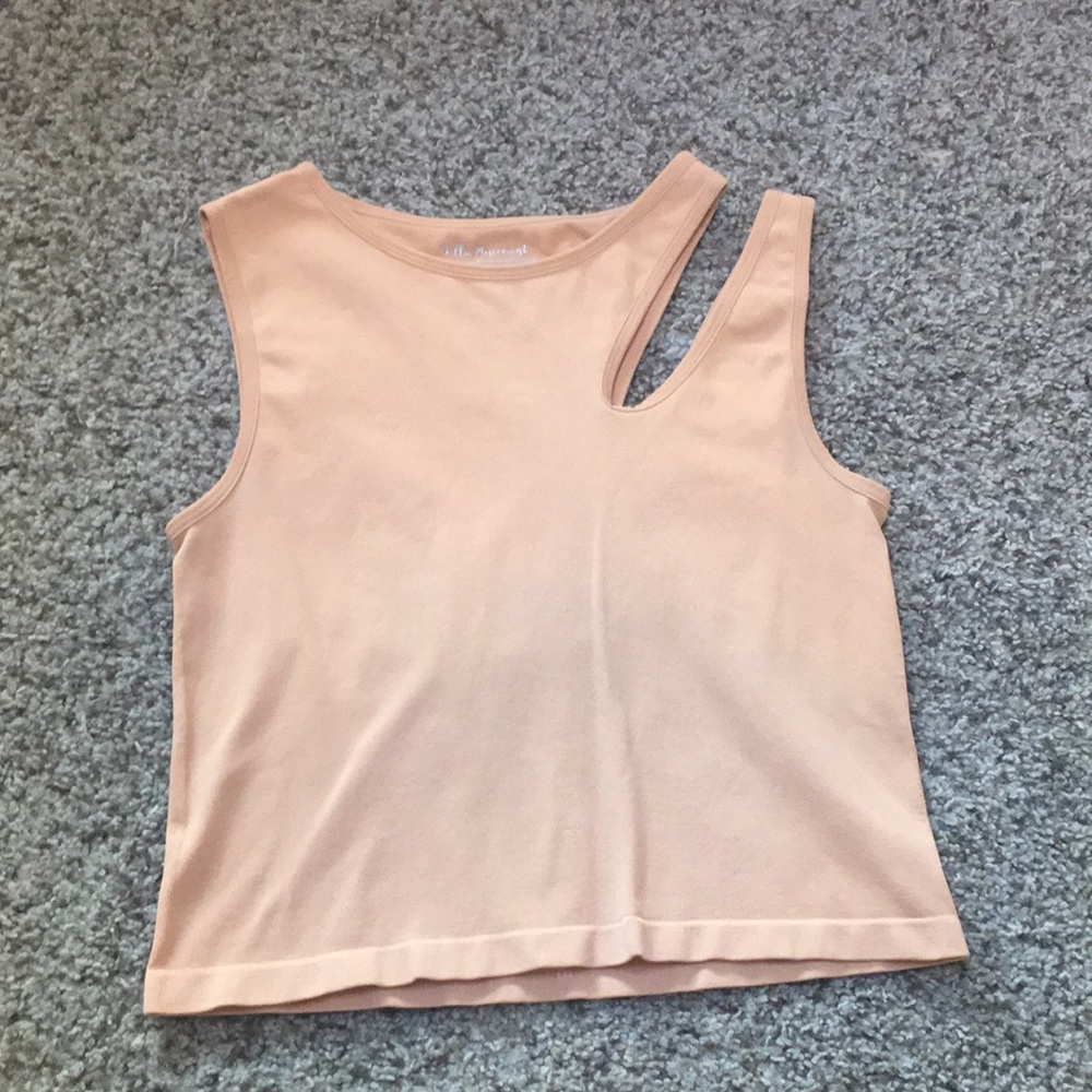 Bella Movement light orange tank top